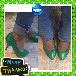 Отдается в дар «Зеленые туфли Seppala — размер 41»