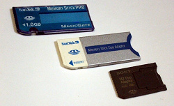 Отдается в дар «Адаптор под карту памяти sony memory stick»