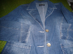 Отдается в дар «пиджак джинсовый размер 48-50»