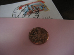 Отдается в дар «Дар №125 — 25 монет по 1 евроценту Германии.»