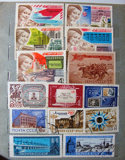 Отдается в дар «Советские почтовые марки.»