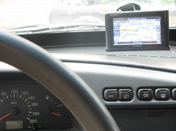Отдается в дар «GPS навигатор автомобильный Prestigio (Navitel)»