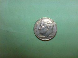 Отдается в дар «Монета 10 центов США (дайм)»