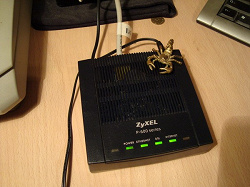 Отдается в дар «Zyxel P660RT2 EE — adsl Modem c Ethernet портом»