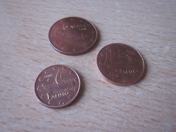 Отдается в дар «Монеты евро Греции»