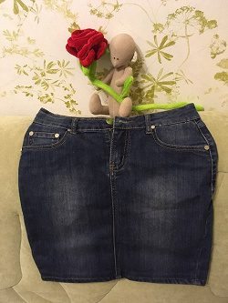 Отдается в дар «Юбка джинсовая»