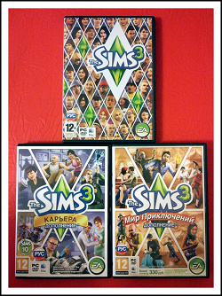 Отдается в дар «Коллекция игр Sims 3»