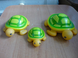 Отдается в дар «Резиновые игрушки черепахи»