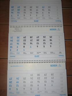 Отдается в дар «перекидной календарь на 2010 год»