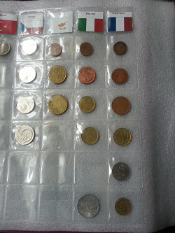 Отдается в дар «Монеты евросоюзные, доевровые»