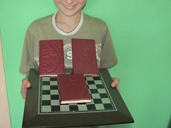 Отдается в дар «Блокнот для шахматиста или шашиста»