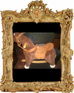 Отдается в дар «Лошадка-качалка (СЕРАЯ) для ребенка до 3-х лет»