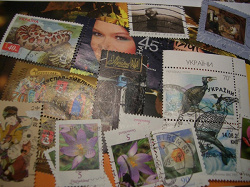 Отдается в дар «Современные марки с конвертов»
