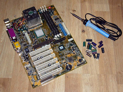 Отдается в дар «Материнка CHAINTECH CT-6OJV2»