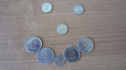 Отдается в дар «Монеты 1 коп. Украины в погодовку»