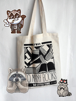 Отдается в дар «Торба «So many books, so little time»»