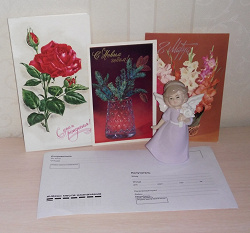 Отдается в дар «чистый конверт и чистые открытки СССР»