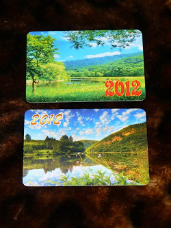Отдается в дар «Карманные календарики, 2012 год (разные темы)»