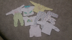 Отдается в дар «Одежда для новорожденного мальчика от 0 до 6 месяцев»