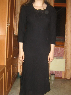Отдается в дар «Платье вечернее готичное черное»