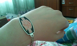 Отдается в дар «Браслет motor harley-davidson cycles!)»