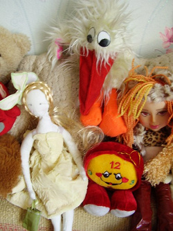 Отдается в дар «Кукла корейская тряпиенса и маленькая куколка фея»