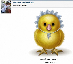 Отдается в дар «подарок ВКонтакте»