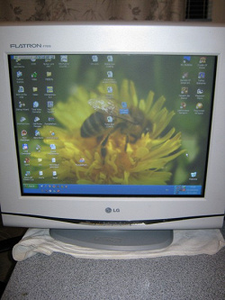 Отдается в дар «Монитор LG Flatron F700B»