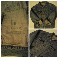 Отдается в дар «Куртка мужская джинсовая GAP Jeans размер L»