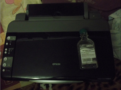 Отдается в дар «МФУ Epson Stylus CX3900»