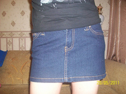 Отдается в дар «джинсовая юбка»
