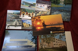 Отдается в дар «открытка с памятником в Петрозаводске»