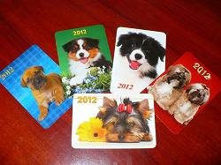Отдается в дар «календарики с собаками»