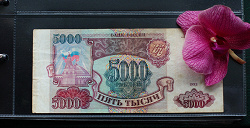 Отдается в дар «5000 рублей 1993 года»