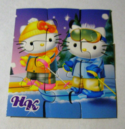 Отдается в дар «Hello Kitty магнитики и пазл»