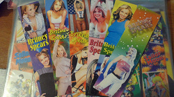Отдается в дар «Наклейки, закладки, календарики с Britney Spears»