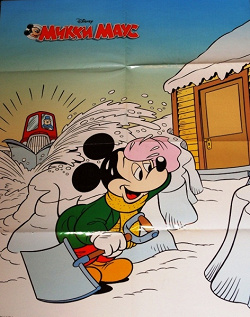 Отдается в дар «Плакат Микки Маус и Дональд Дак»