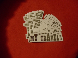 Отдается в дар «Для ХМ!!! Надписи «my travel» (Мое путешествие)»