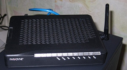 Отдается в дар «ADSL Wi-Fi модем Paradyne 6218»