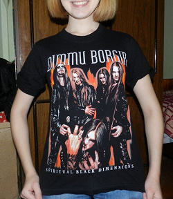 Отдается в дар «футболка dimmu borgir»