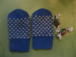 Отдается в дар «Шерстяные рукавички и варежки для малышей»