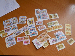 Отдается в дар «марки с конвертов»