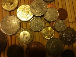 Отдается в дар «монетки разные»