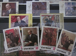 Отдается в дар «Ленин на почтовых марках СССР и Вьетнама.»