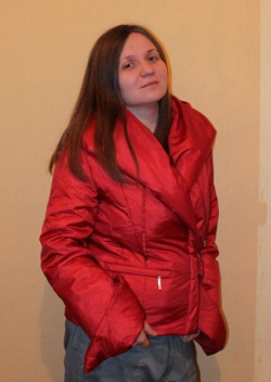 Отдается в дар «Куртка Finn Flare, красная, размер 44, рост 165см!»