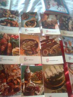 Отдается в дар «комплект открыток) Блюда Литовской кухни»