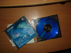 Отдается в дар «Диски DVD+R»