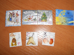 Отдается в дар «марки украинские»