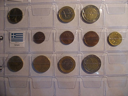 Отдается в дар «евроценты из Греции»
