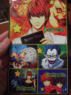 Отдается в дар «Наклейки Death note»